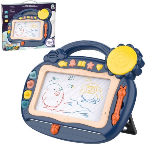 WOOPIE Znikopis Tablica Magnetyczna Kolorowa Stempelki