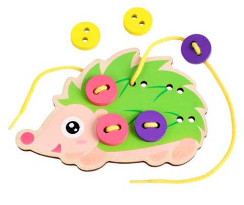 KX5697 Zestaw edukacyjny do nauki szycia guzików jeż jeżyk