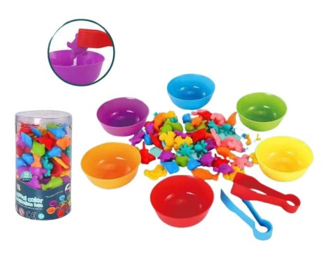 KX5700 Zwierzęta morskie edukacyjne nauka liczenia montessori 56el.