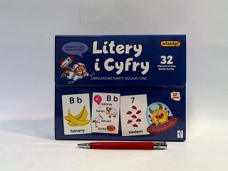 Litery i Cyfry - Obrazkowe karty edukacyjne 07714