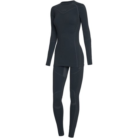 ND05_B19120-L 500-23-5512-09 Bielizna termoaktywna damska Viking Gaja Bamboo czarna 500-23-5512-09 r.L