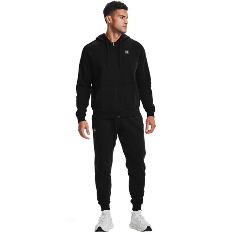 ND05_B19130-S 1357111 001 Bluza męska Under Armour Rival Fleece FZ Hoodie czarna 1357111 001 r.S