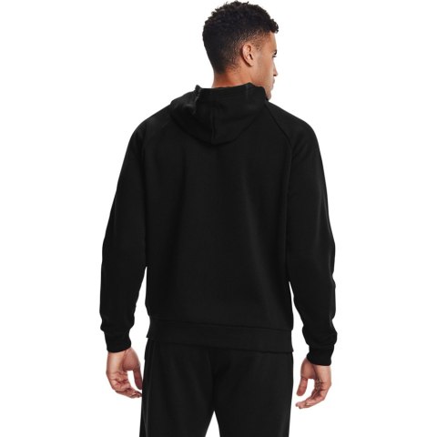 ND05_B19130-S 1357111 001 Bluza męska Under Armour Rival Fleece FZ Hoodie czarna 1357111 001 r.S