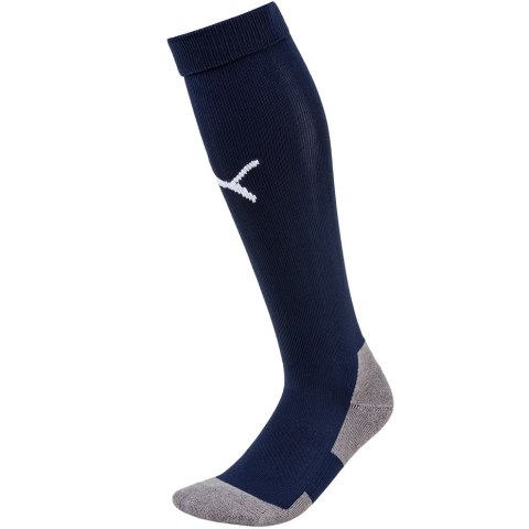 ND05_G2125-35-38 703441 06 Getry piłkarskie Puma Liga Core Socks granatowe 703441 06 r.35-38