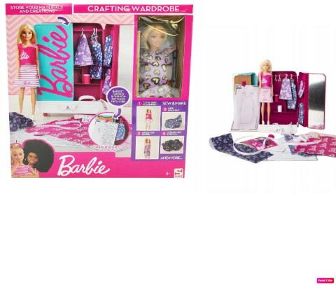BARBIE LALKA Z WŁASNĄ GARDEROBĄ BRB-4865