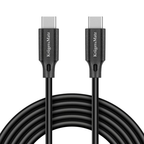 KM1260 Kabel USB typu C - USB typu C 100 W 1 m Kruger&Matz Basic
