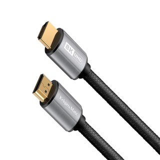 KM1264 Kabel HDMI-HDMI 2.1 8K 0,9 m Kruger&Matz