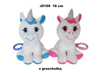 ND39_439610 GRZECHOTKA PLUSZ JEDNOROZEC 20CM SA
