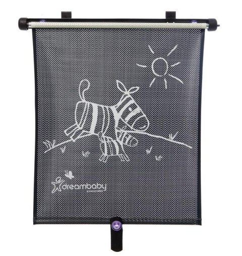 ND19_PCR237P Roleta samochodowa przeciwsłoneczna UV - dwustronna - Zebra