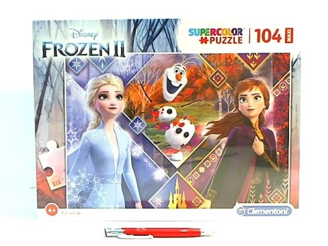 !!! CLE puzzle 104 maxi SuperKolor Frozen2 23739
