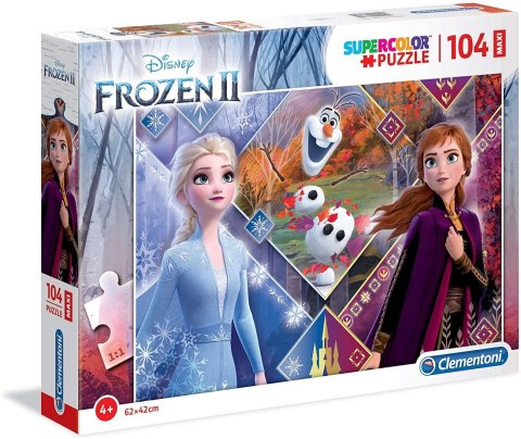 !!! CLE puzzle 104 maxi SuperKolor Frozen2 23739