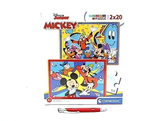 !!! CLE puzzle 2x20 SuperKolor Mickey 24791