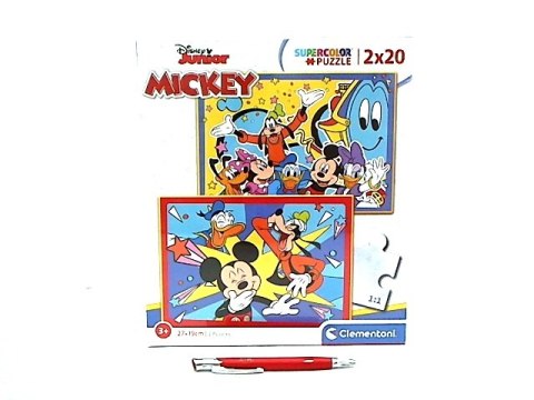 !!! CLE puzzle 2x20 SuperKolor Mickey 24791