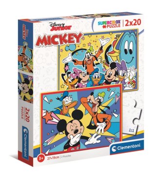 !!! CLE puzzle 2x20 SuperKolor Mickey 24791