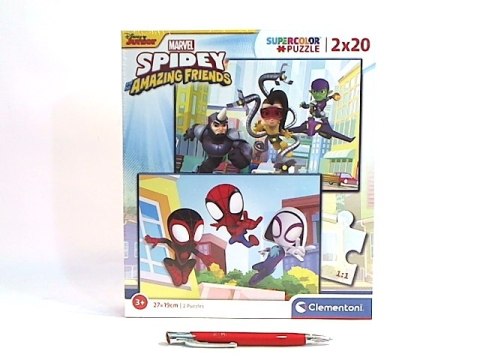 !!! CLE puzzle 2x20 SuperKolor Spidey&AmFr. 24794