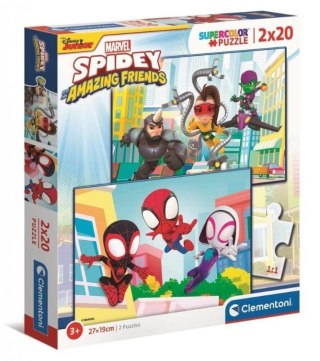 !!! CLE puzzle 2x20 SuperKolor Spidey&AmFr. 24794