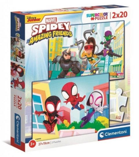 !!! CLE puzzle 2x20 SuperKolor Spidey&AmFr. 24794