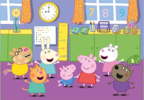 !!! CLE puzzle 2x60 SuperKolor Świnka Peppa 24793