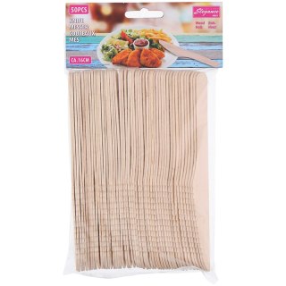 ND38_8711252171371 Cuisine Elegance - Zestaw drewnianych noży 16 5 cm 50 szt.