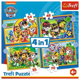 ND39_484458 PUZZLE 4W1 TREFL WAKACYJNY PSI PATROL PUD