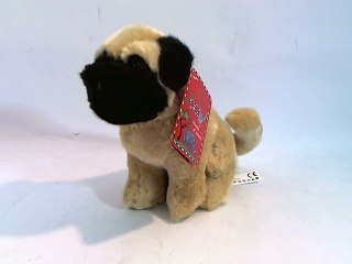 Pies Mops siedzący 20cm 13472 14535.