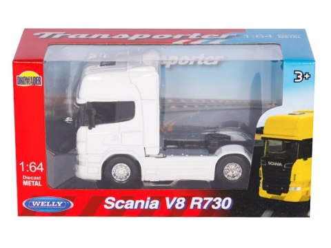 WELLY 1:64 ciężarówka Scania V8 R730 00801