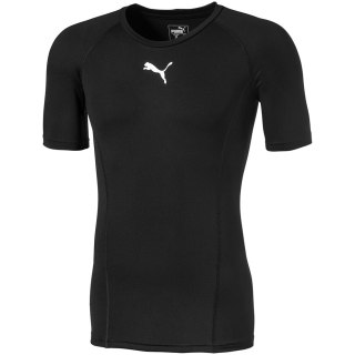 ND05_K12596-L 655918 03 Koszulka męska Puma LIGA Baselayer Tee SS czarna 655918 03 r.L