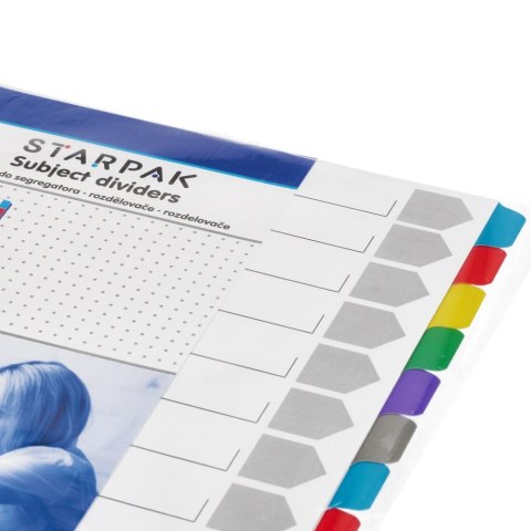 ND39_131563 PRZEKLADKA A4 KART OF 12KOL STK FOL 1/90