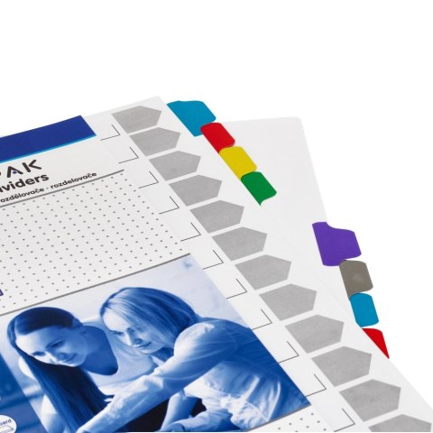 ND39_131563 PRZEKLADKA A4 KART OF 12KOL STK FOL 1/90