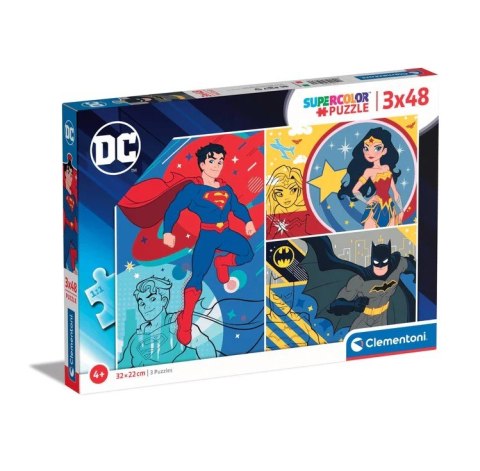 !!! CLE puzzle 3x48 SuperKolor Dc Comics 25272