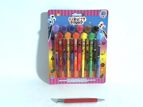 FRUITYSQUAD pachn.dług.żelowe/pompon 12sz FS60384