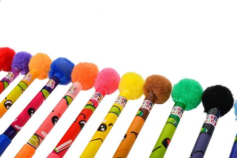 FRUITYSQUAD pachn.dług.żelowe/pompon 12sz FS60384