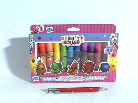 FRUITYSQUAD pachnące pisaki 12szt FS60353 03535