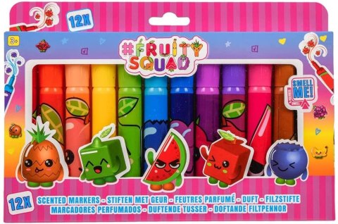 FRUITYSQUAD pachnące pisaki 12szt FS60353 03535