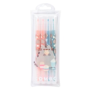 ND38_SSGE001 Pusheen - Foodie collection dwustronne markery / pisaki zestaw 4 szt