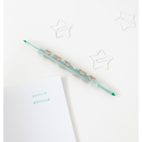 ND38_SSGE001 Pusheen - Foodie collection dwustronne markery / pisaki zestaw 4 szt