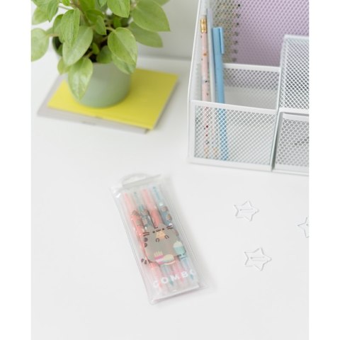 ND38_SSGE001 Pusheen - Foodie collection dwustronne markery / pisaki zestaw 4 szt