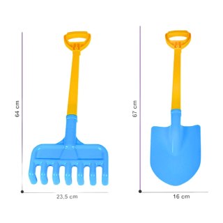Łopatka + grabie 65cm TechnoK TEH2391 02391