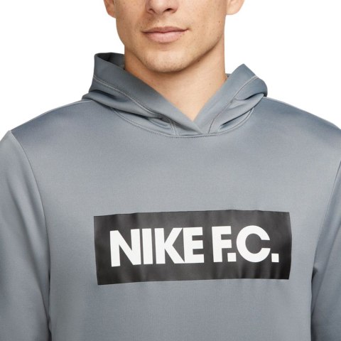ND05_B19322-XL DC9075 065 Bluza męska Nike NK DF FC Libero Hoodie szara DC9075 065 r.XL