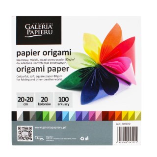 ND39_494913 PAPIER DO ORIGAMI 200X200 MIX KOL GAL PAP OP100S