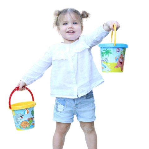 Wiaderko z nadrukiem 3 TechnoK TEH3145 03145