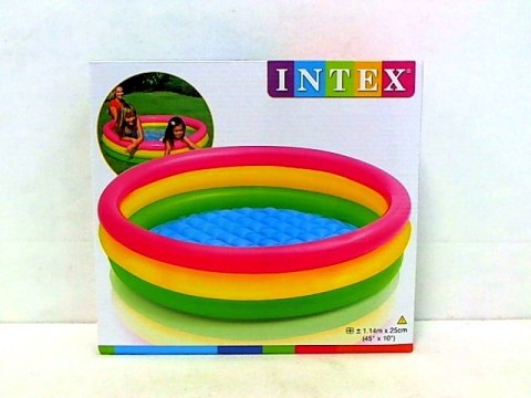 Basen dmuchane dno 3-kol 114X25 57412 /6 57413