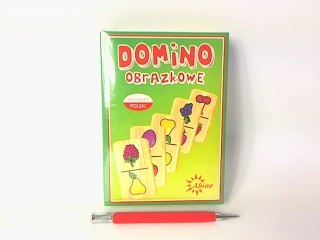 Domino obrazkowe Owoce drewniane 72182