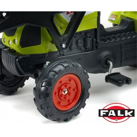 Falk Traktor Claas z Przyczepą i Łyżką na pedały