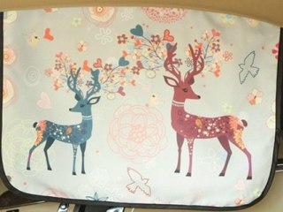 KX6192_2 Kurtyna magnetyczna osłona okna samochodu jelenie