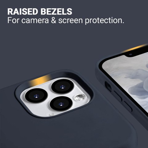 ND38_CRG-COLRM-IP1367-BLUE Crong Color Cover Magnetic - Etui iPhone 13 Pro Max MagSafe (granatowy)