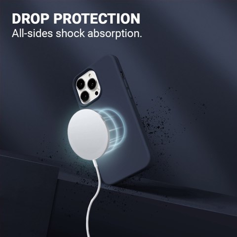 ND38_CRG-COLRM-IP1367-BLUE Crong Color Cover Magnetic - Etui iPhone 13 Pro Max MagSafe (granatowy)