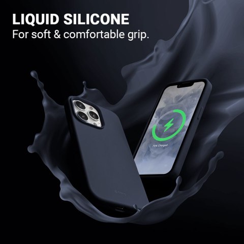 ND38_CRG-COLRM-IP1367-BLUE Crong Color Cover Magnetic - Etui iPhone 13 Pro Max MagSafe (granatowy)