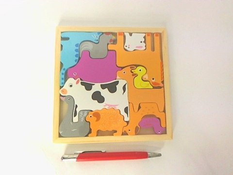 Puzzle drewniane zwierzęta domowe 218 06843
