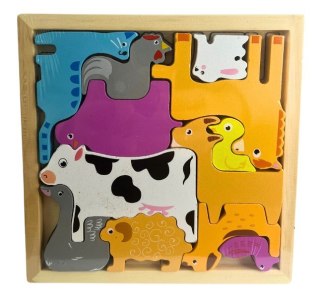 Puzzle drewniane zwierzęta domowe 218 06843